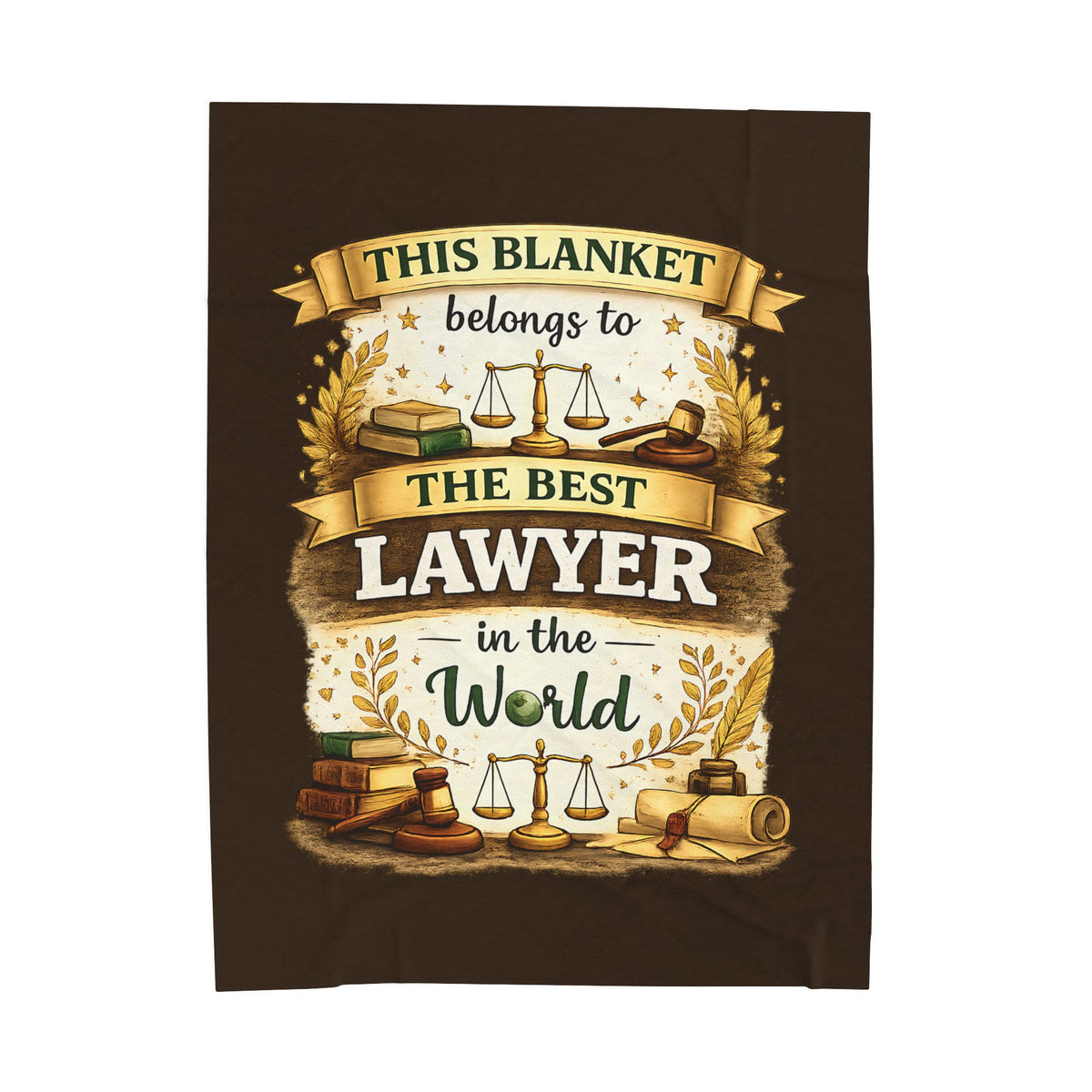 Best Lawyer Blanket Gift This Blanket Belongs to The Best Lawyer in the World  Funny Attorney Throw  Graduation Gift