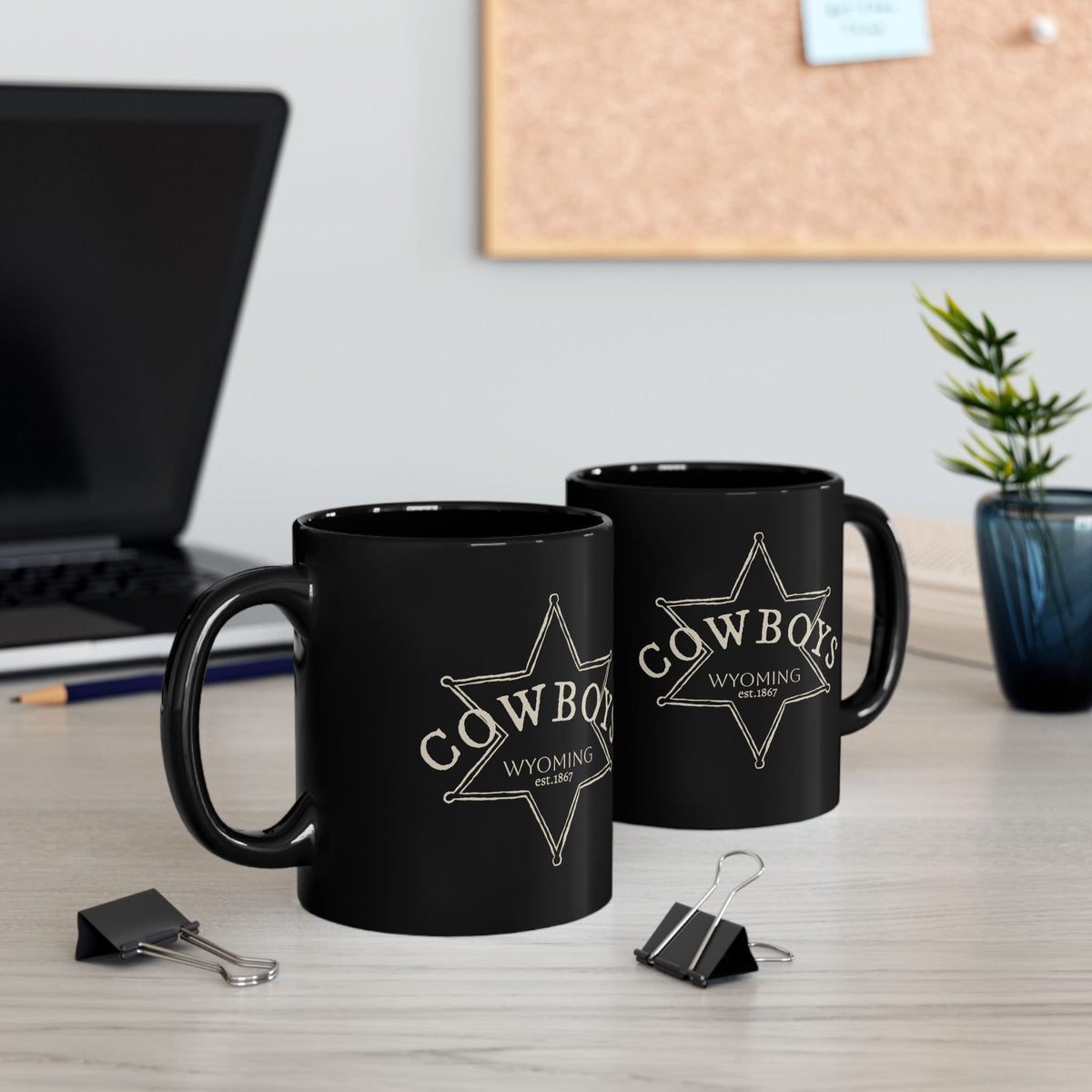 Cowboys Wyoming Mug Western Coffee Cup Vintage Ranch Country Gift for Him