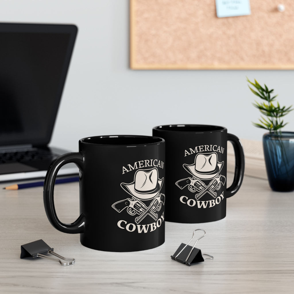 American Cowboy Mug Western Coffee Cup Patriotic Country Gift for Him