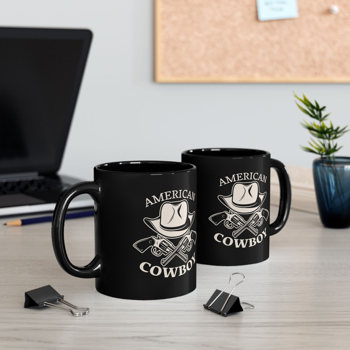 American Cowboy Mug Western Coffee Cup Patriotic Country Gift for Him