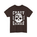 Crazy Gamer T-Shirt – Skull Gaming Streetwear Graphic Tee