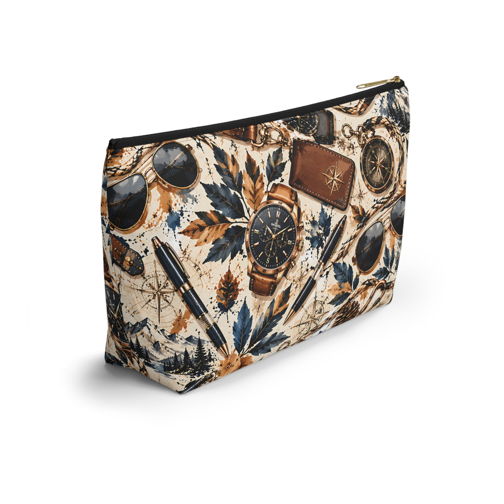 Explorer Adventure Pouch – Vintage Travel & Outdoor Print
