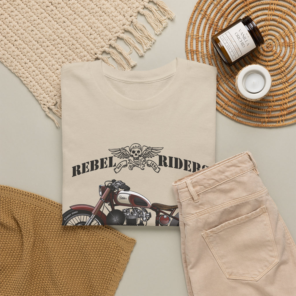 Rebel Riders T-Shirt – Vintage Motorcycle Biker Graphic Tee