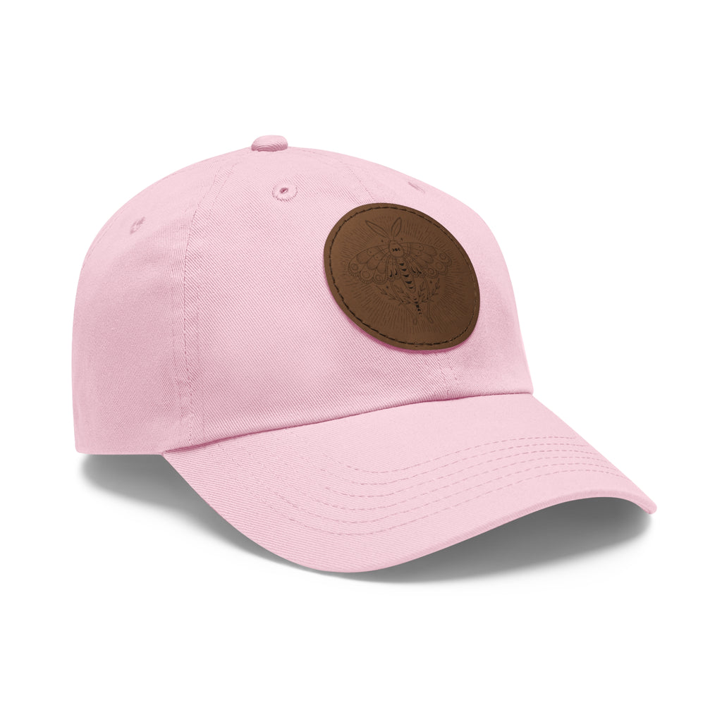 Bee Leather Patch Dad Hat – Cute Nature & Honey Bee Baseball Cap