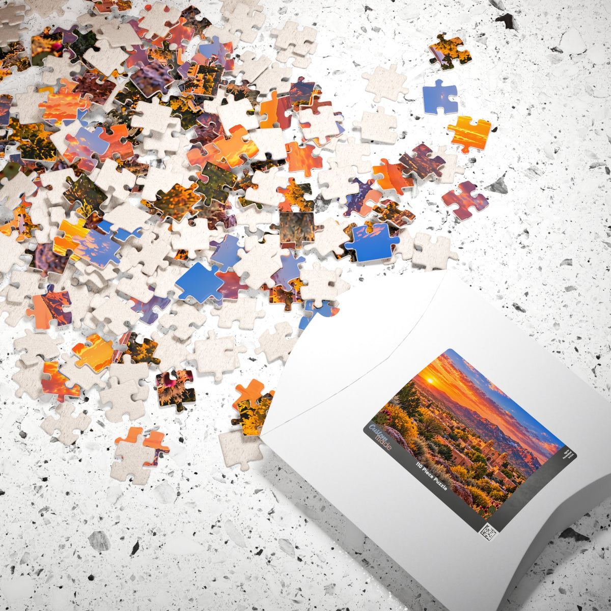 New Mexico Puzzle – Southwest Desert Landscape Jigsaw Puzzle (110, 252, 520, 1014-piece)