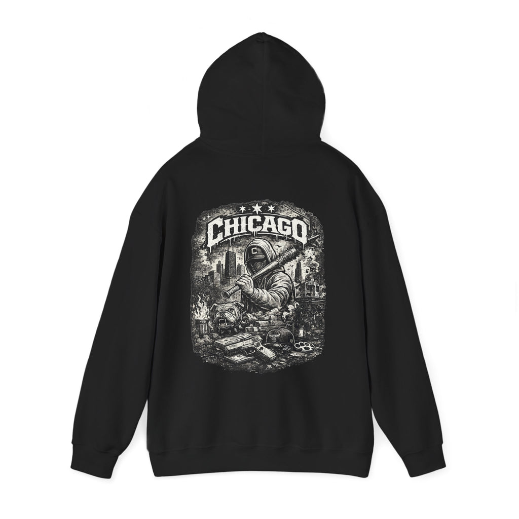 Chicago Streetwear Hoodie Graphic Hooded Sweatshirt