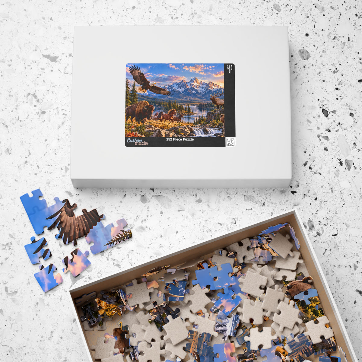 American Wildlife Puzzle – Mountain Wilderness Jigsaw Puzzle (110, 252, 520, 1014-piece)
