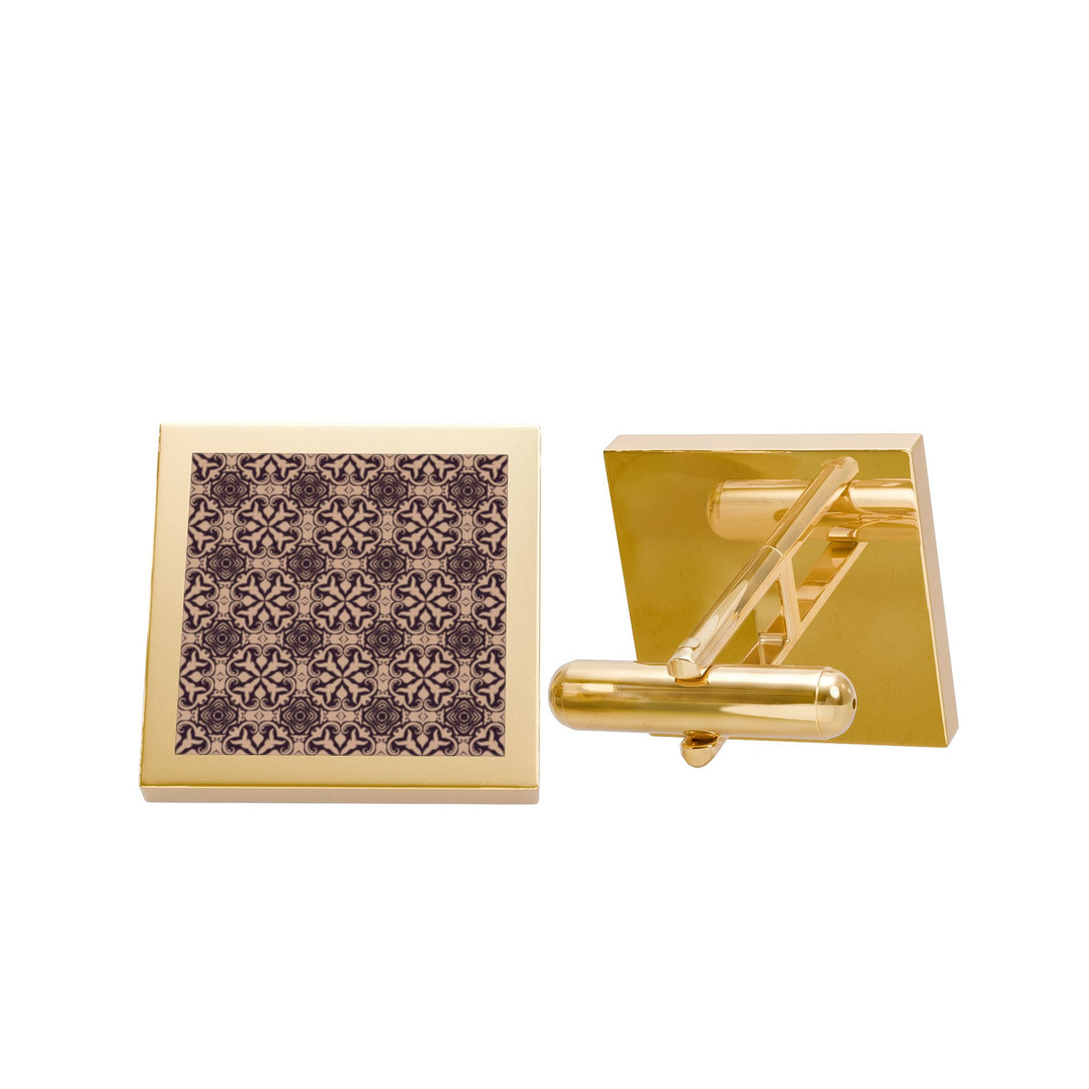 Vintage Ornamental Cufflinks – Elegant Gold Cufflinks for Men