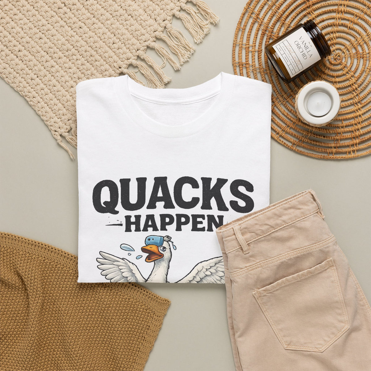“Quacks Happen” Diabetes T-Shirt – Funny Diabetic Duck Graphic Tee
