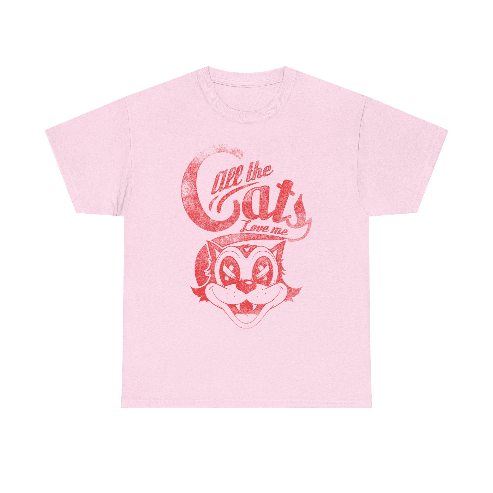 All the Cats Love Me Unisex Cotton Tee - Cute Cat Shirt, Cat Lover Gift, Pet Owner Apparel, Funny Cat T-Shirt, Birthday Gift for Her