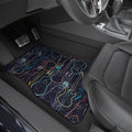 Electric Guitar Car Floor Mats – 4-Piece Set | Bamerix