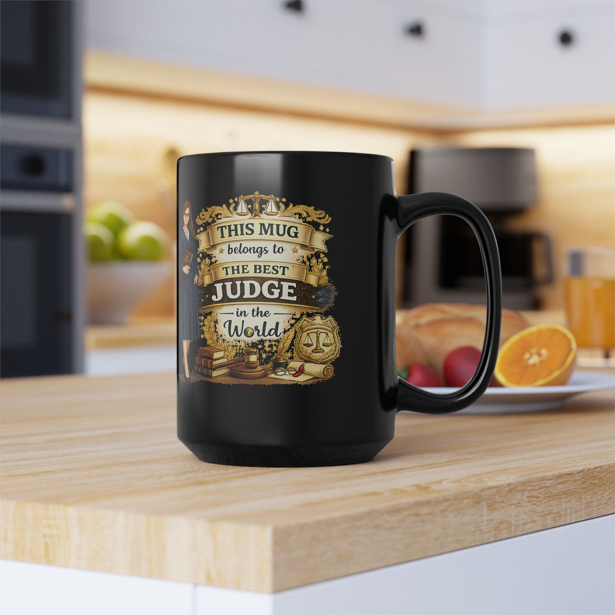 Best Judge Mug This Mug Belongs To The Best Judge in The World, Judge Gift Coffee Mug, Law Office Cup