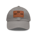 Dad Sweet Bear Leather Patch Hat – Father’s Day Dad Gift Baseball Cap