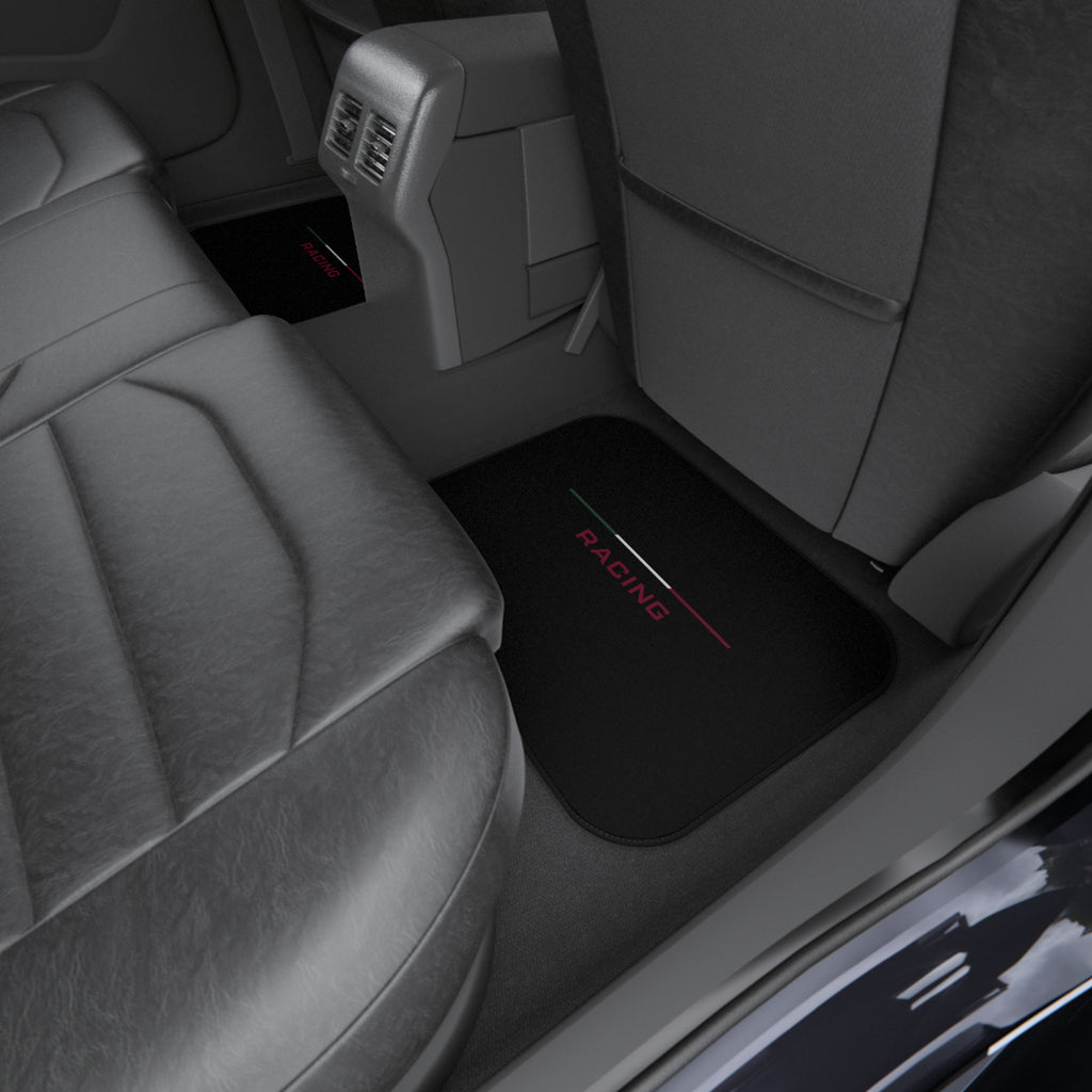 Italian Racing Car Floor Mats – 4-Piece Set