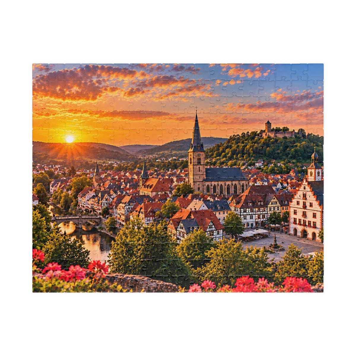 Schmalkalden Germany Puzzle – Historic Town Jigsaw Puzzle (110, 252, 520, 1014-piece)