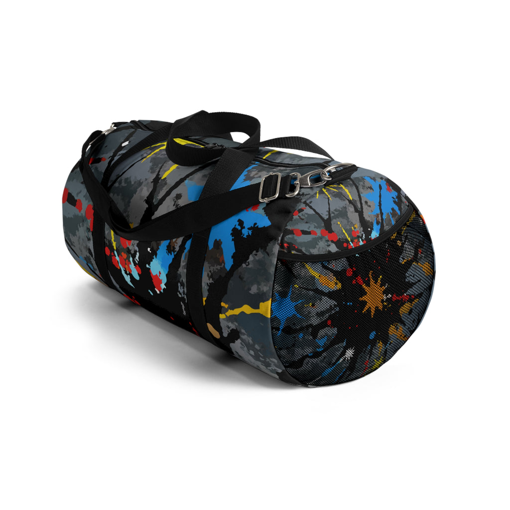 Abstract Paint Splatter Duffel Bag – Urban Art Design