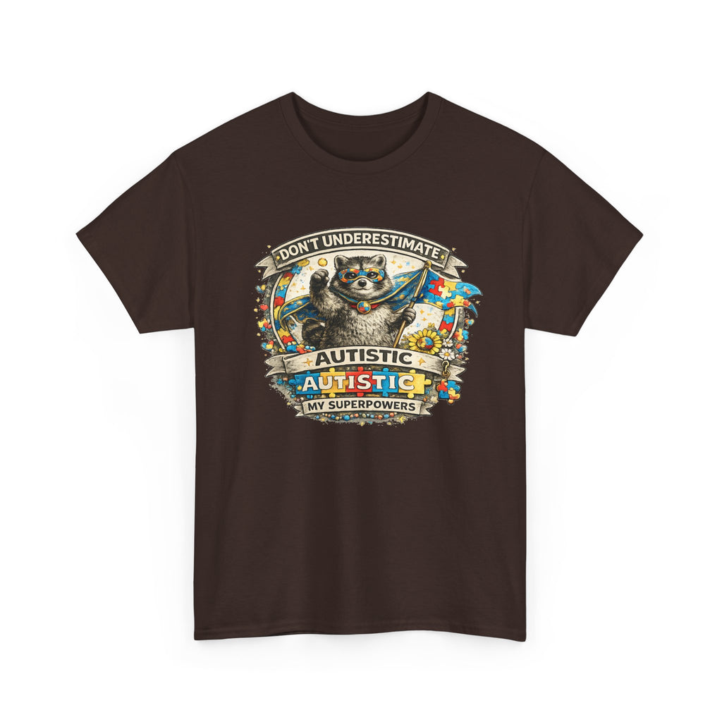 Autism Superpowers T-Shirt – “Don’t Underestimate Autistic” Graphic Tee
