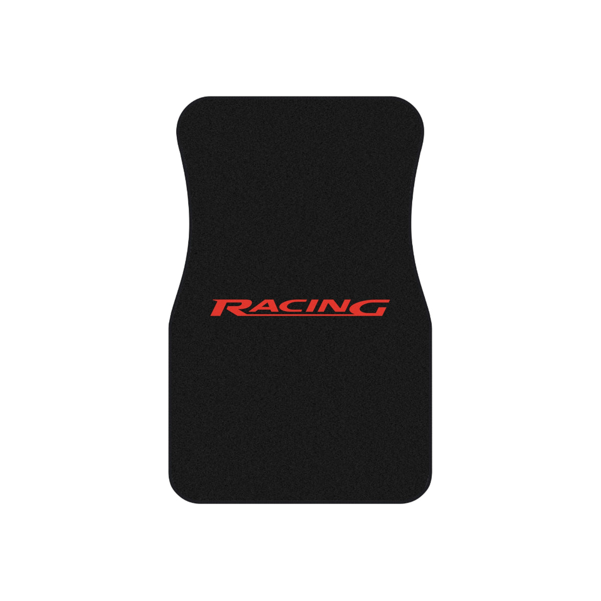 Racing Car Floor Mats – Black & Red 4-Piece Set
