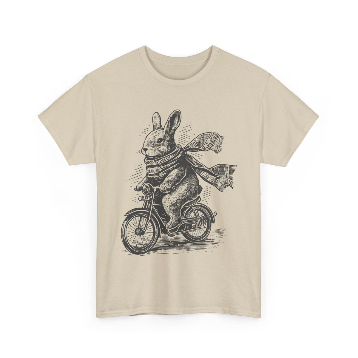 Bicycle Bunny T-Shirt – Funny Vintage Rabbit Graphic Tee