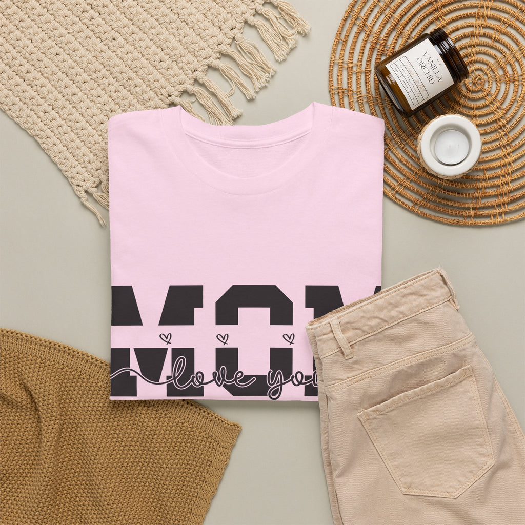 “Mom, I Love You” T-Shirt – Minimalist Mother’s Day Gift Tee