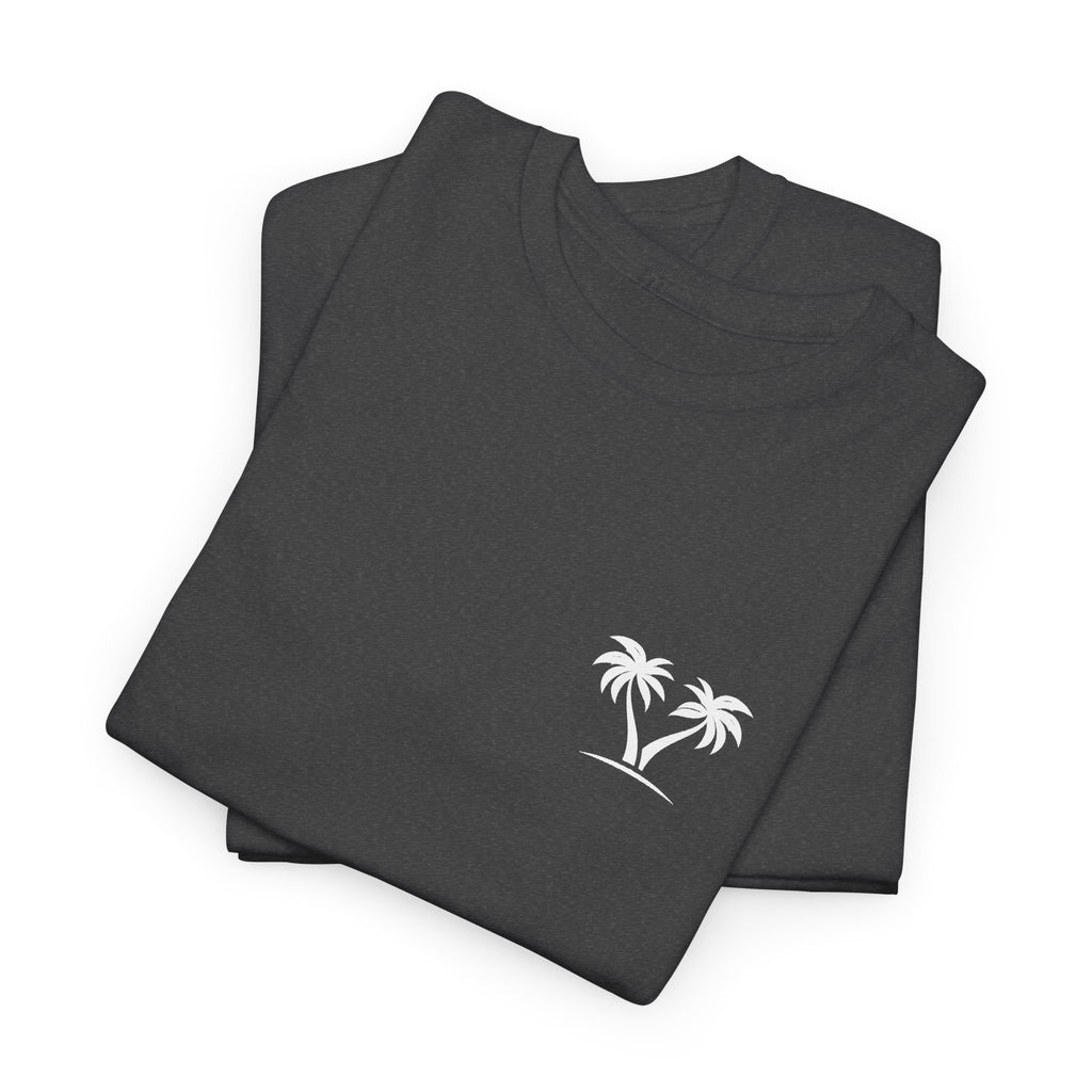 Minimal Palm Tree T-Shirt – Tropical Beach Graphic Tee