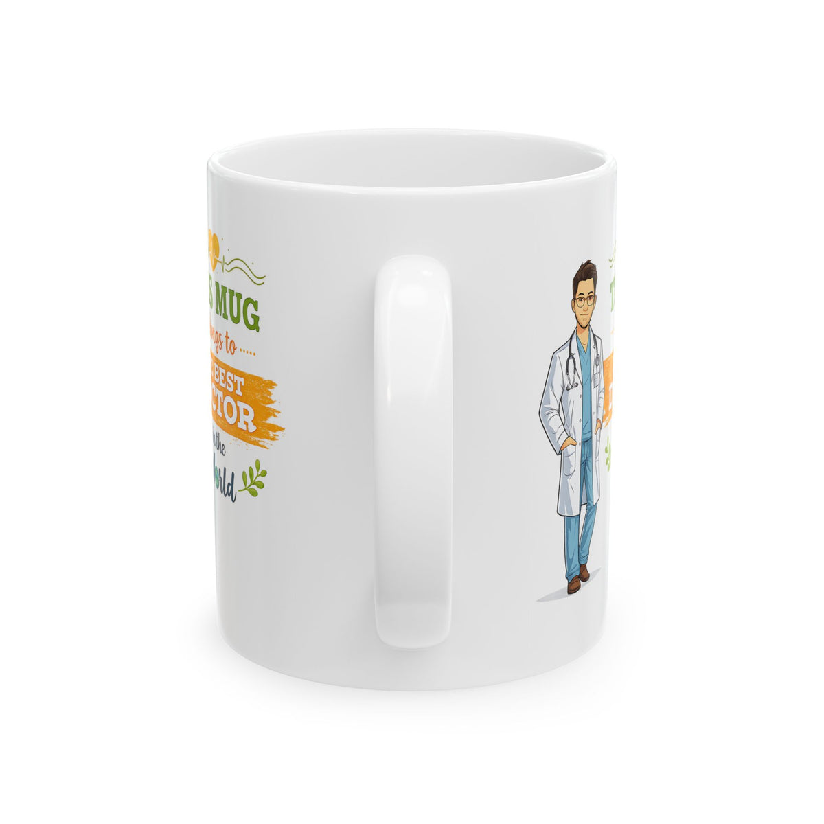 Best Doctor Mug  Funny Doctor Coffee Mug Gift, This Mug Belongs To Doctor, Medical Gift for Doctors