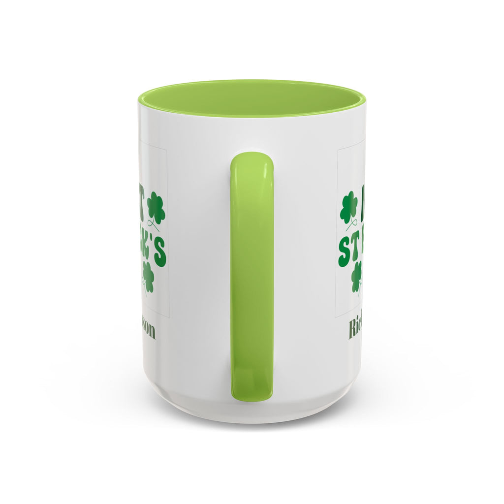 Personalized St. Patrick’s Day Mug with Name – Irish Shamrock Gift