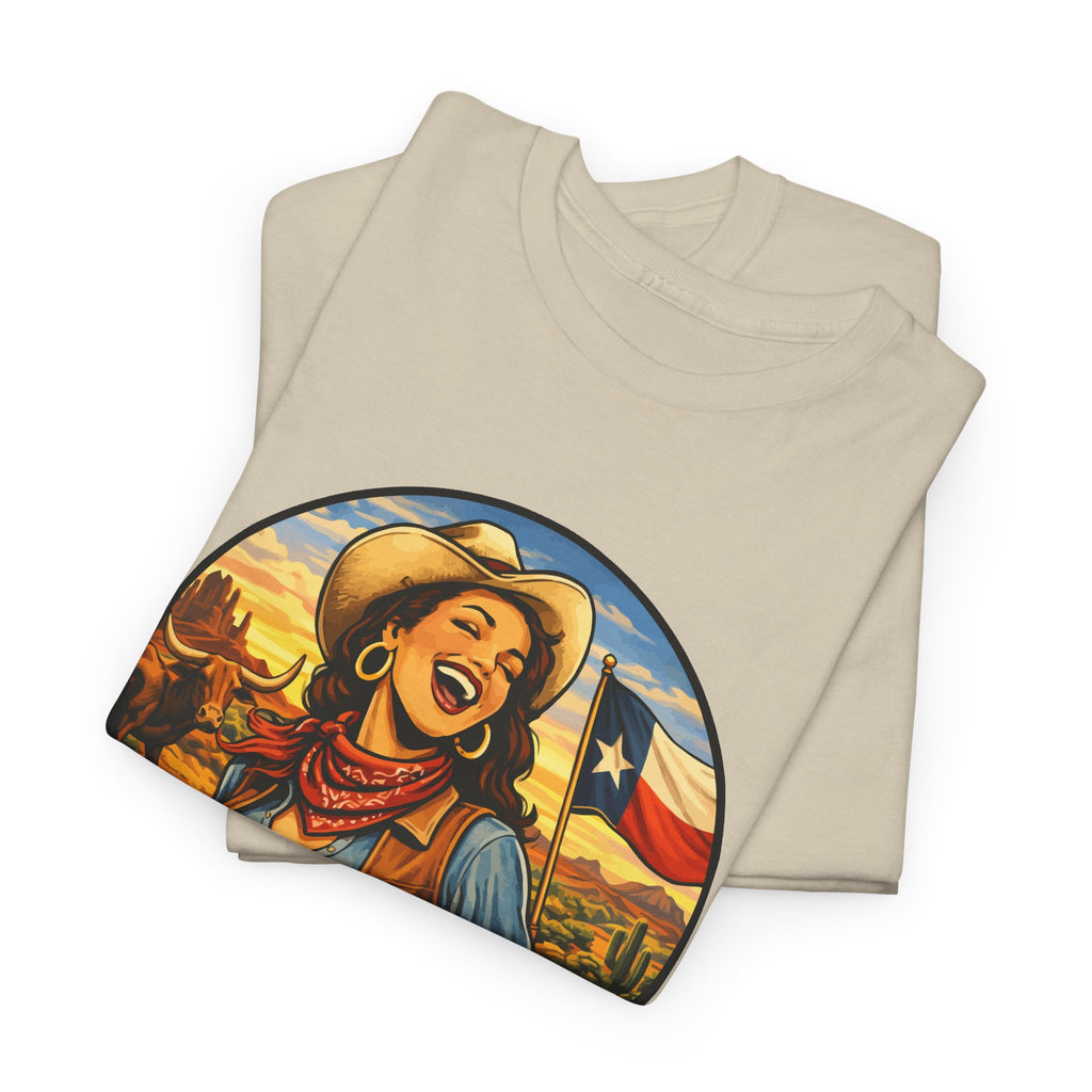 Texas Cowgirl T-Shirt – Vintage Western Texas Pride Graphic Tee