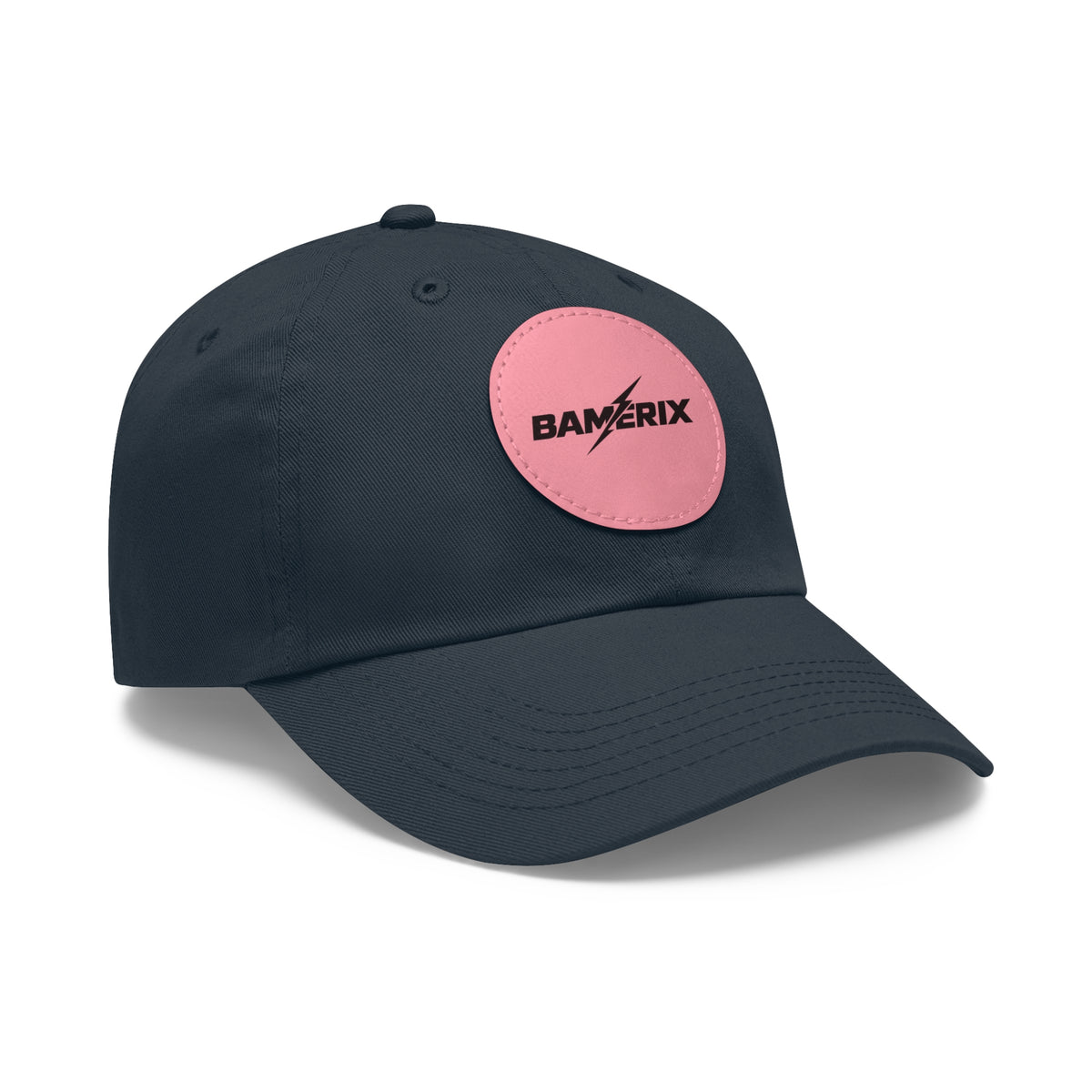 Bamerix Leather Patch Dad Hat – Classic Logo Baseball Cap