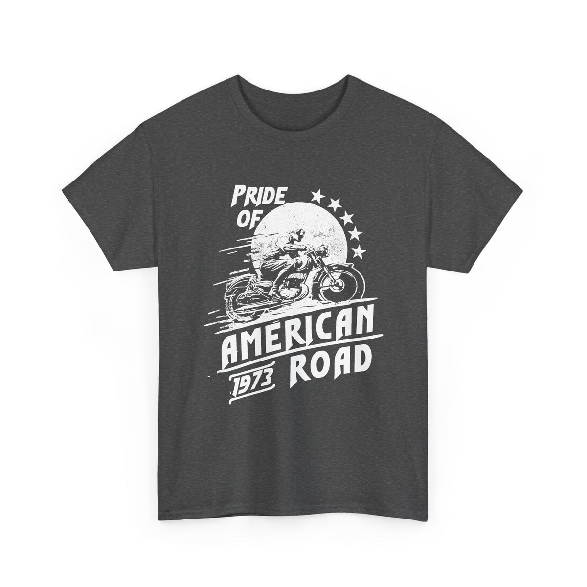 American Biker T-Shirt – Pride of the American Road Vintage Motorcycle Tee