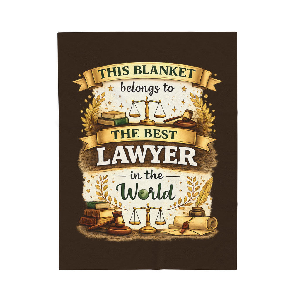 Best Lawyer Blanket Gift This Blanket Belongs to The Best Lawyer in the World  Funny Attorney Throw  Graduation Gift