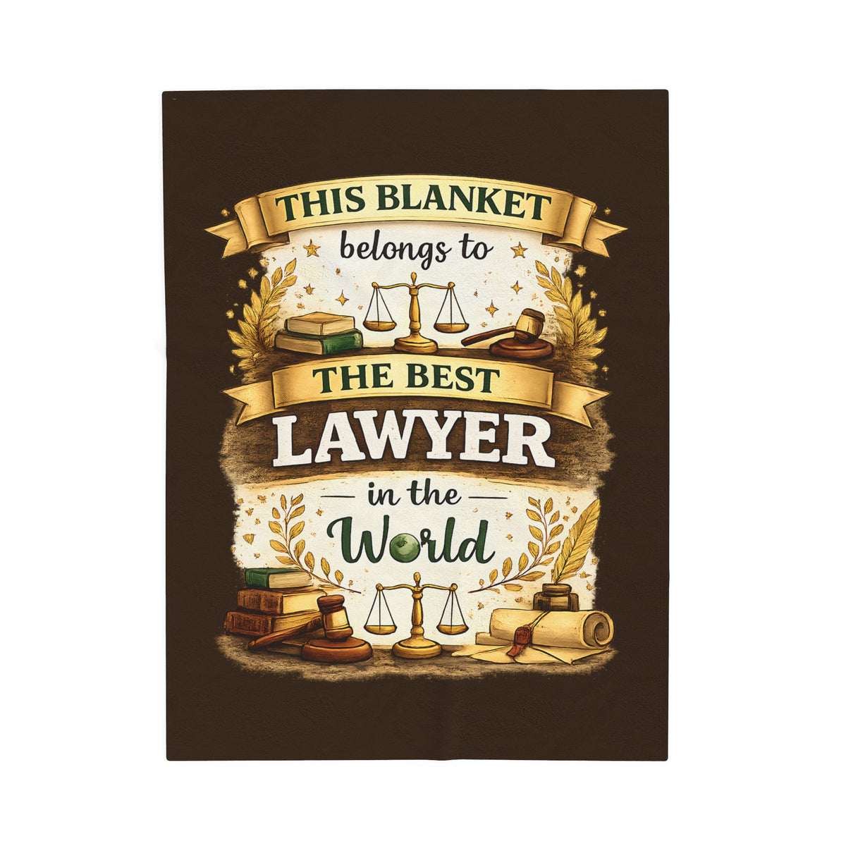 Best Lawyer Blanket Gift This Blanket Belongs to The Best Lawyer in the World  Funny Attorney Throw  Graduation Gift
