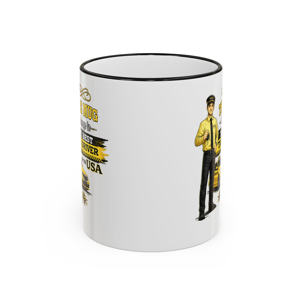 Best Taxi Driver Mug This Mug Belongs To The Best Taxi Driver in the USA, Cab Driver Coffee Mug Gift