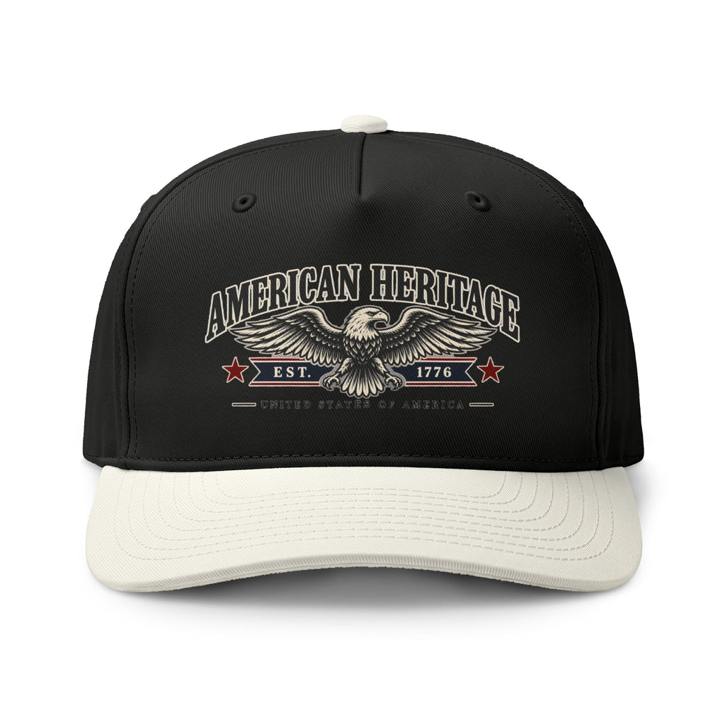 American Heritage Two-Tone Cap – Vintage Eagle USA Baseball Hat