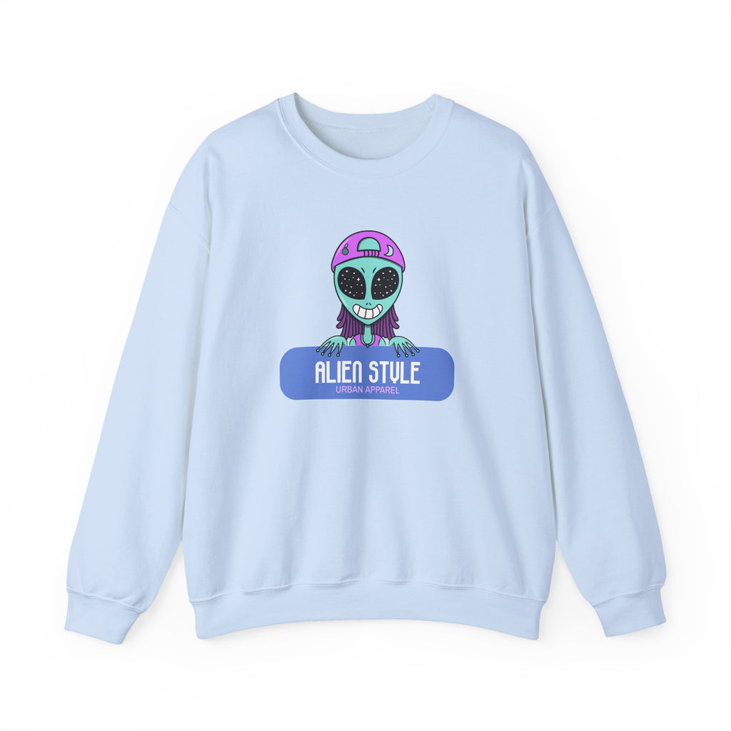 Alien Style Urban Sweatshirt, Unisex Crewneck