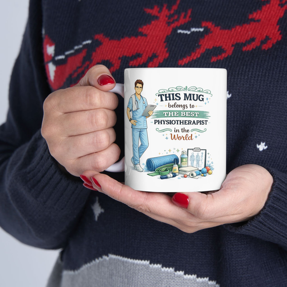 Best Physiotherapist Mug This Mug Belongs To The Best Physiotherapist in the World, Physical Therapist Gift