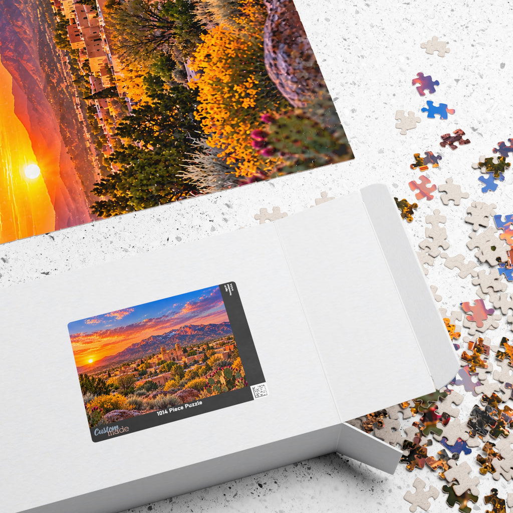 New Mexico Puzzle – Southwest Desert Landscape Jigsaw Puzzle (110, 252, 520, 1014-piece)