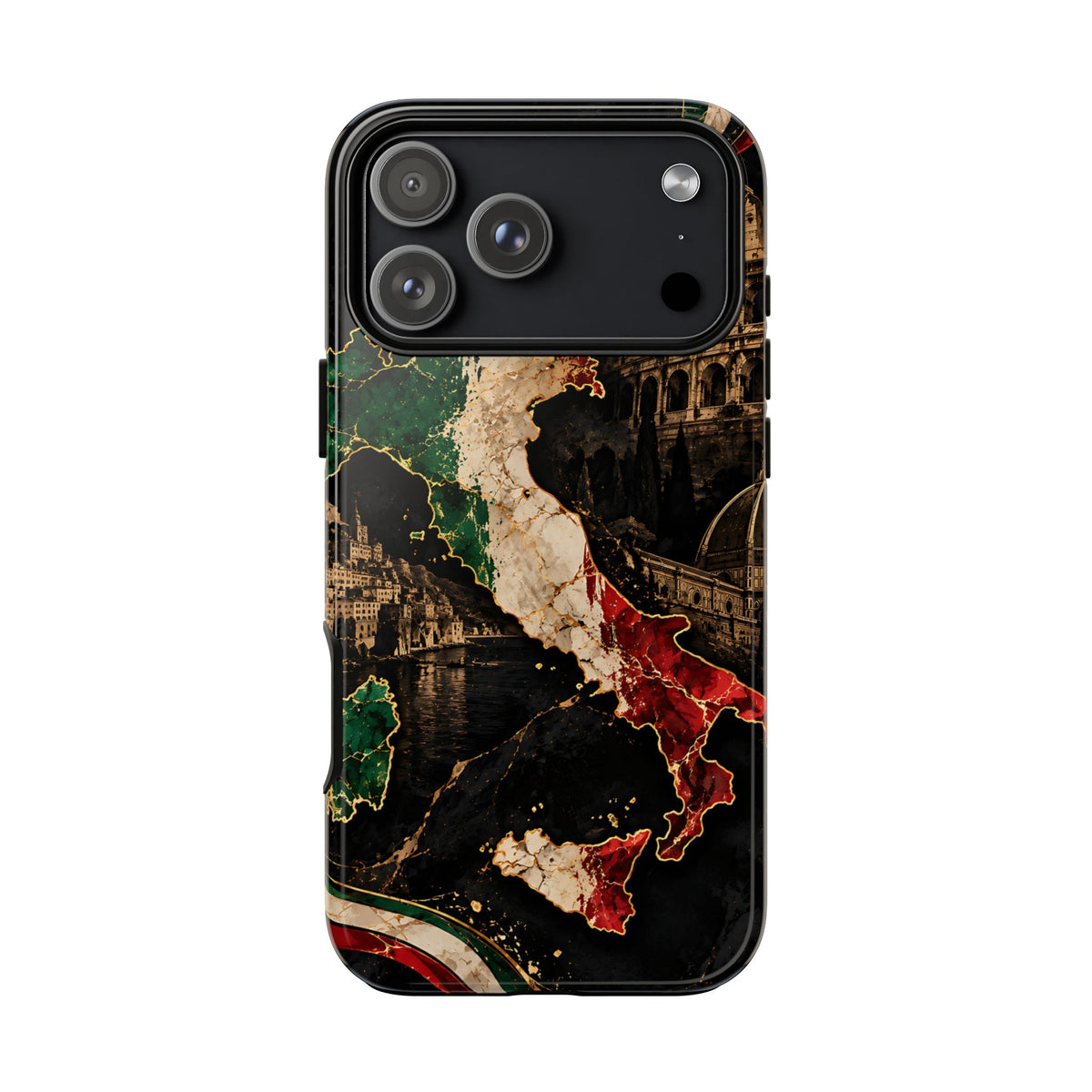 Italy Map Phone Case – Italian Heritage Rome Tough Case