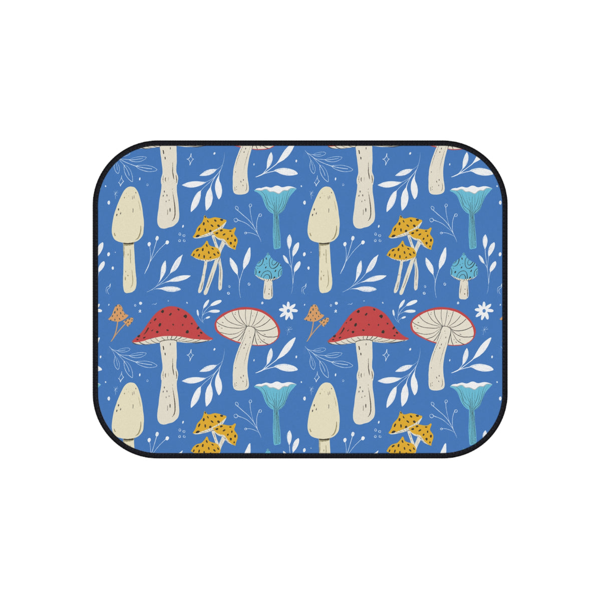 Mushroom Car Floor Mats – Colorful 4-Piece Set