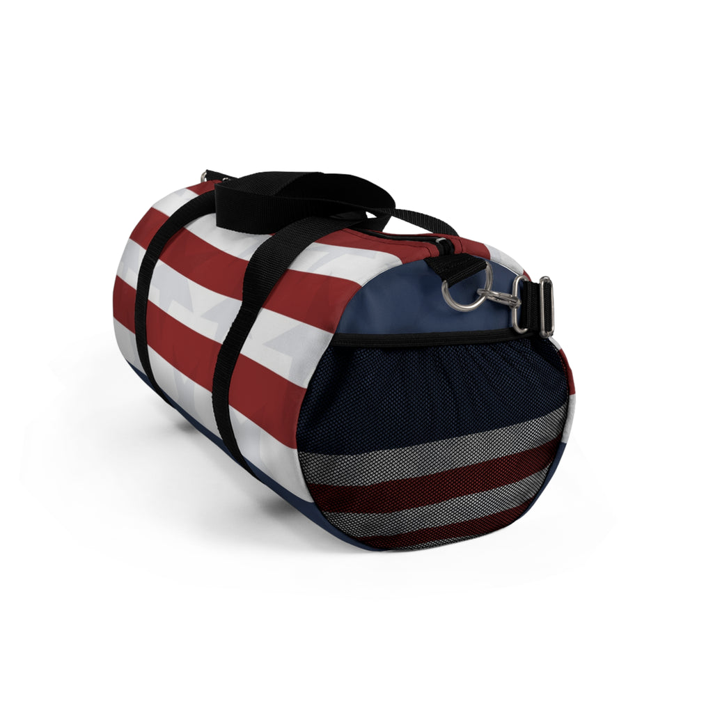 Americana Stripe Duffel Bag – Red White & Navy Design