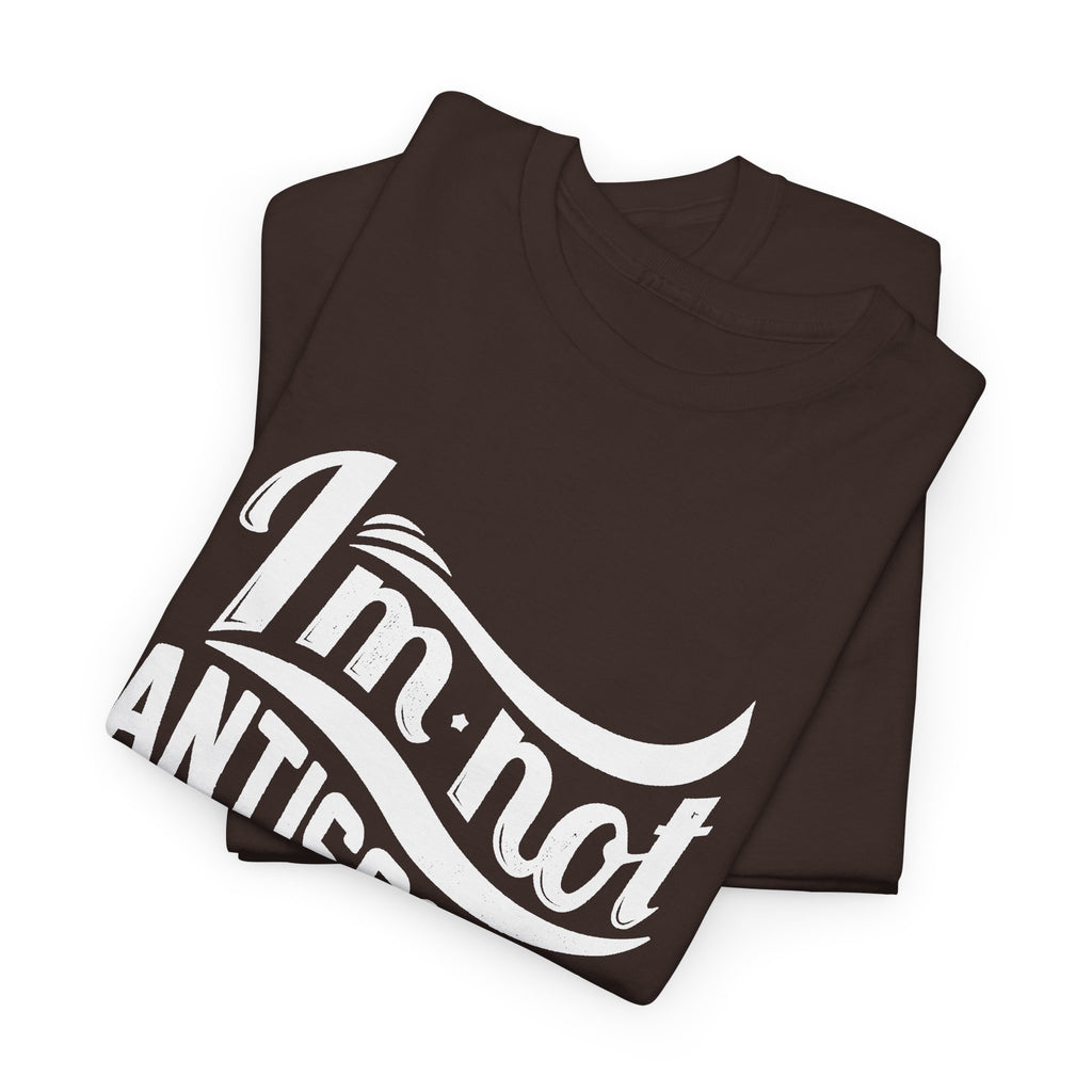 “I’m Not Antisocial, Society Is Anti-Me” T-Shirt – Funny Introvert Graphic Tee
