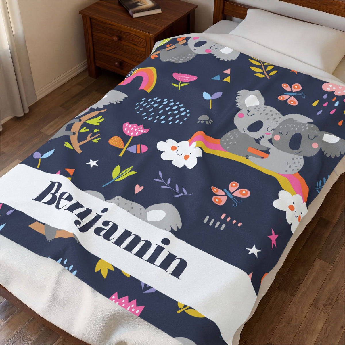 Personalized Name Blanket for Kids  Custom Baby Plush Throw  Nursery Blanket with Name  Baby Shower Gift