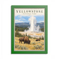 Yellowstone National Park Framed Poster – Vintage Wildlife Art