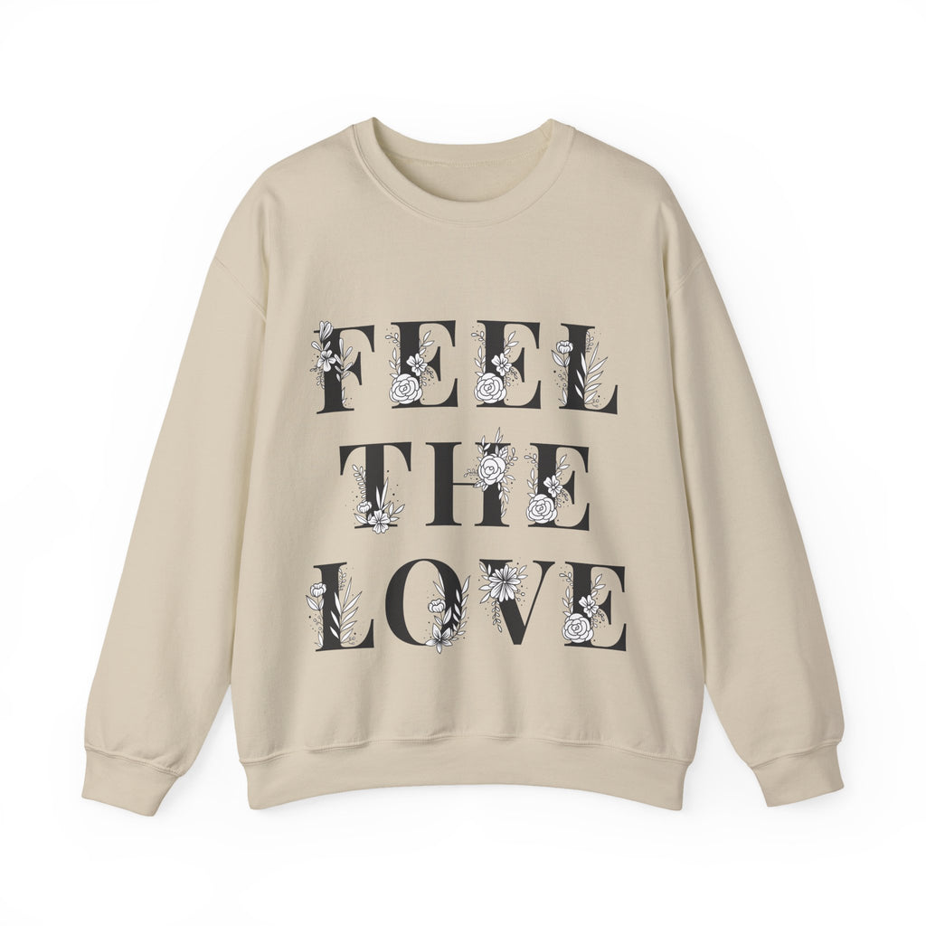 Floral Design Crewneck Sweatshirt