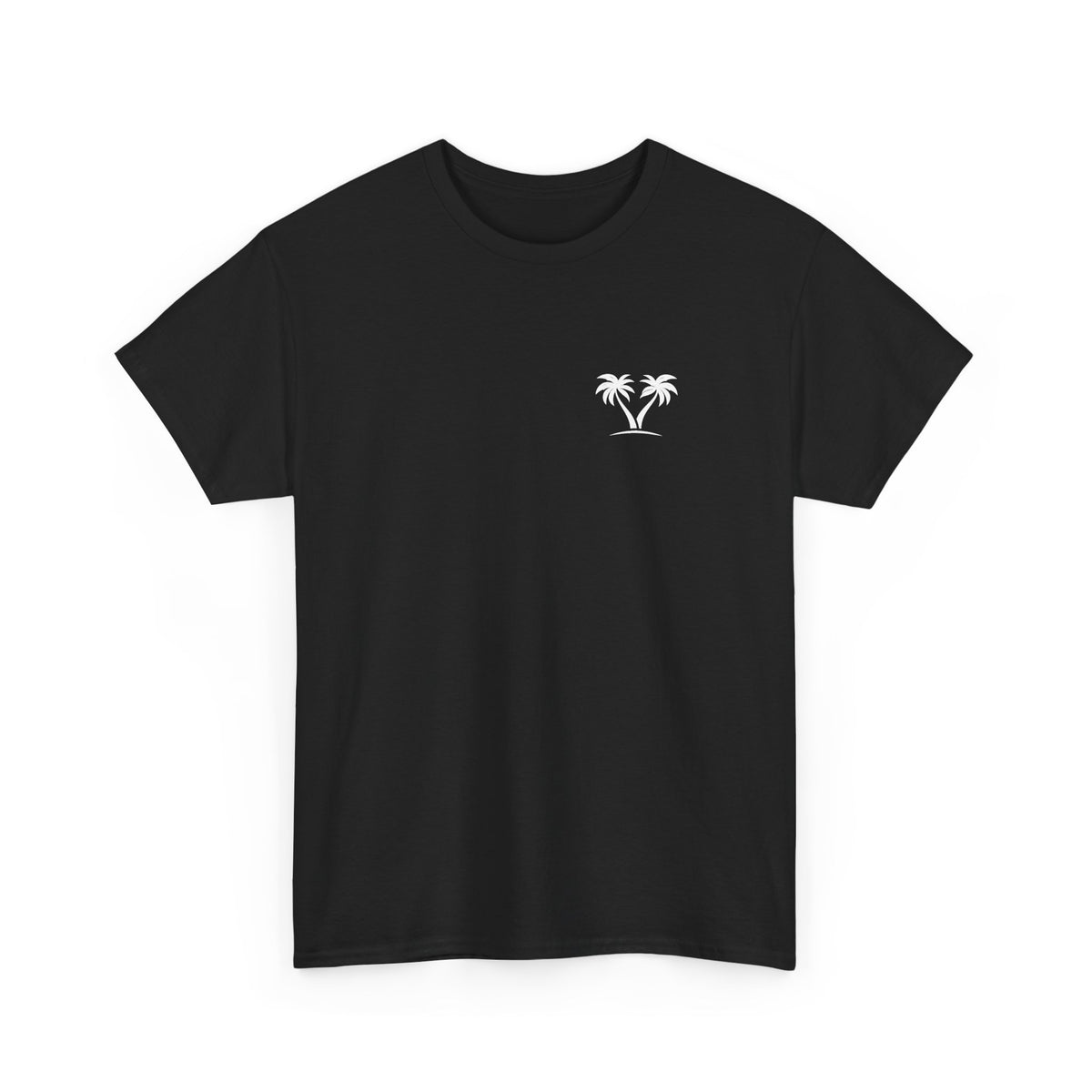 Minimal Palm Tree T-Shirt – Tropical Beach Graphic Tee