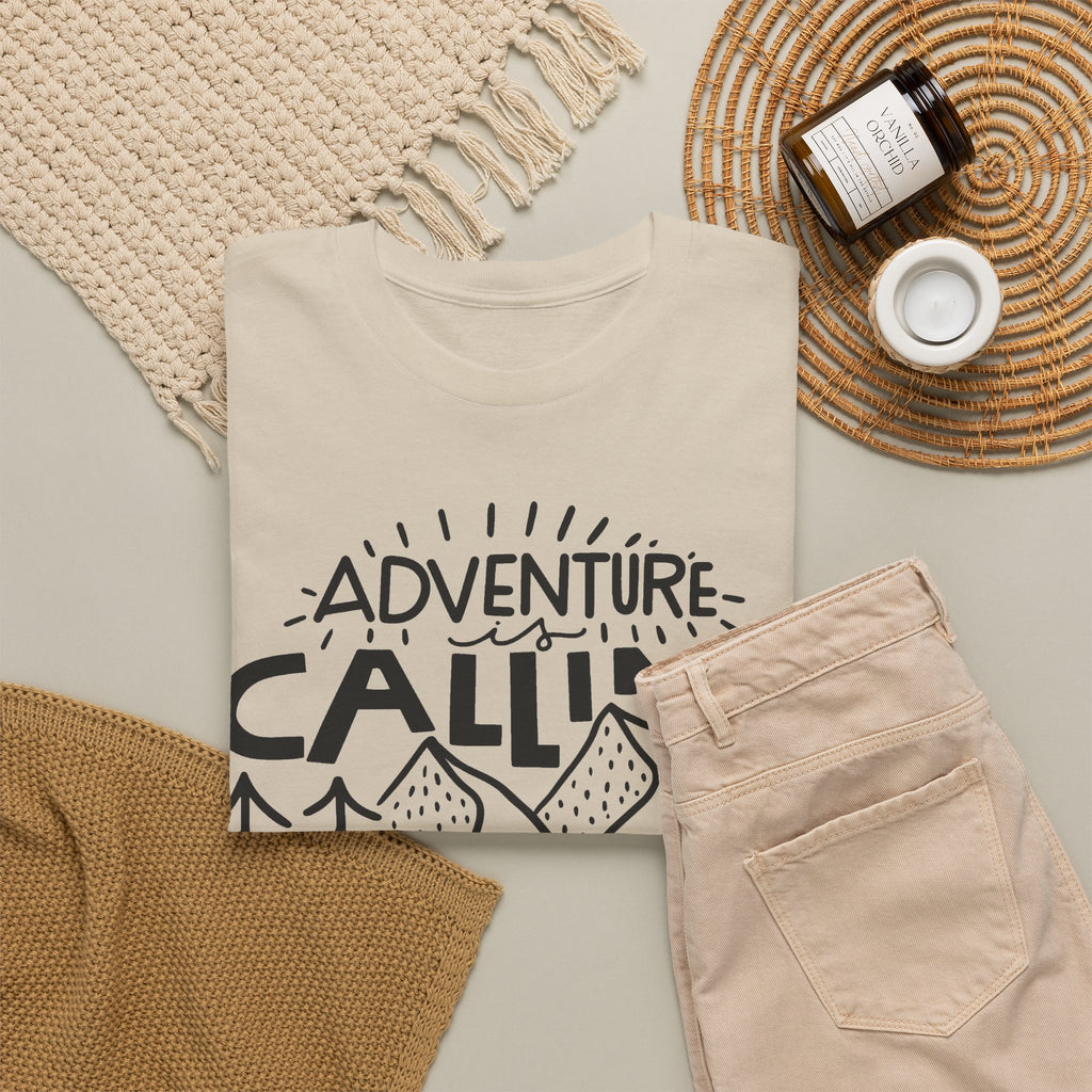 Adventure Is Calling T-Shirt – Outdoor Adventure Graphic Tee