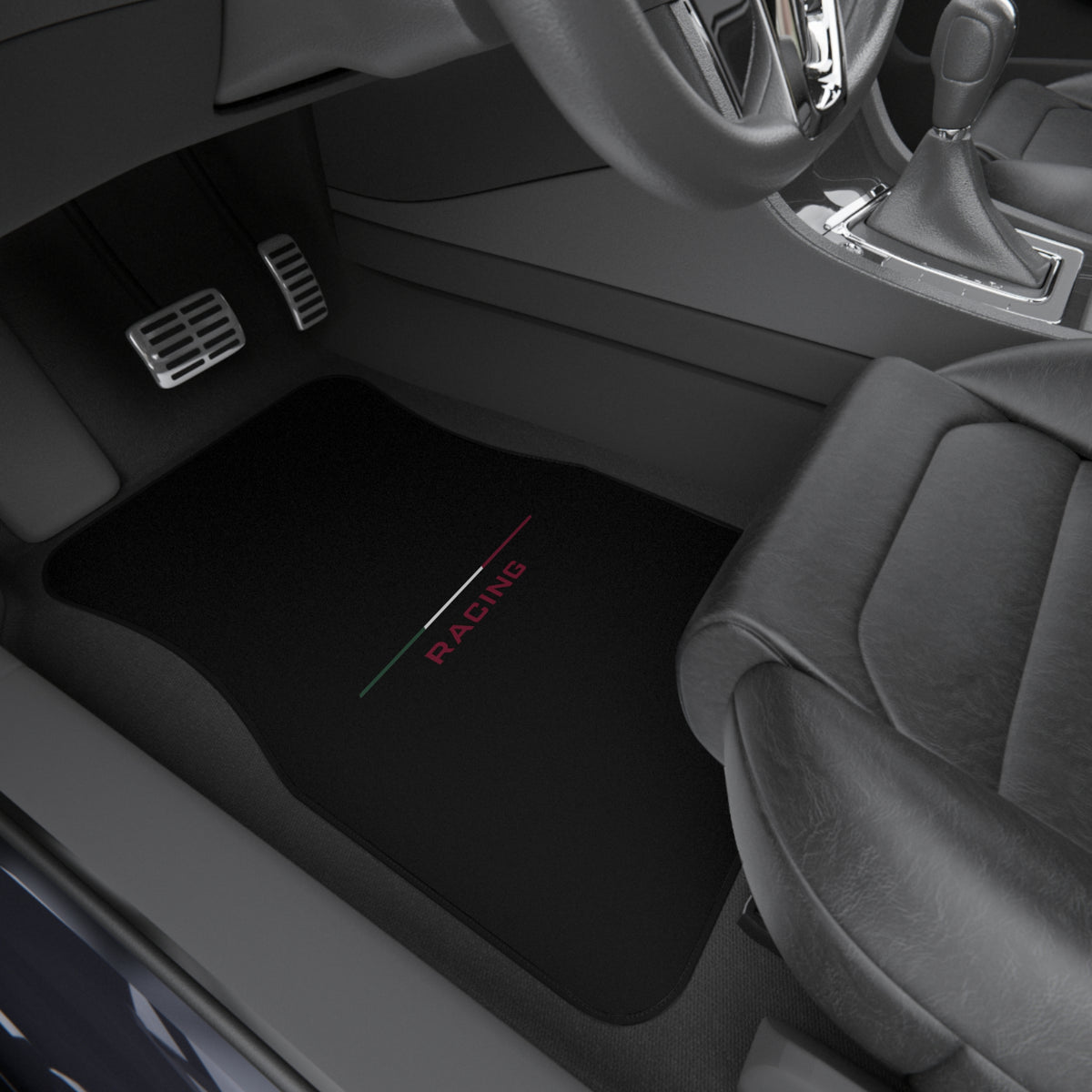 Italian Racing Car Floor Mats – 4-Piece Set