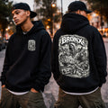 Bronx Street Art Hoodie Urban Graffiti Train & Boombox Pullover