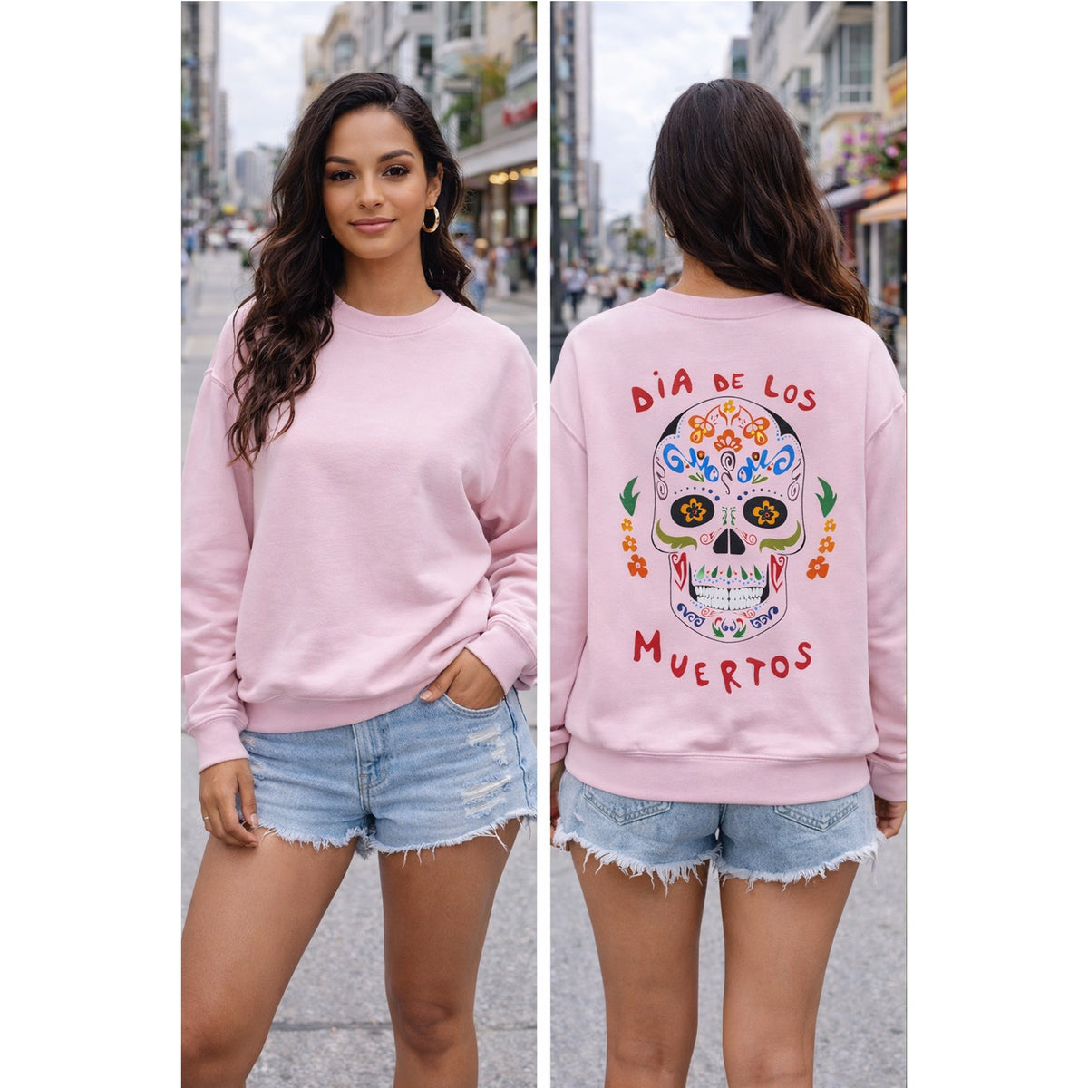 Dia de los Muertos Crewneck Sweatshirt