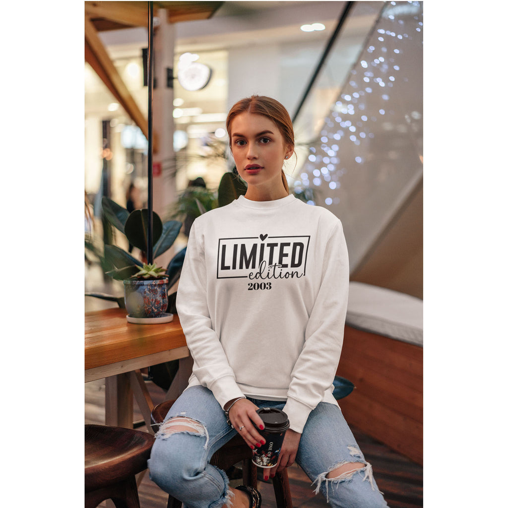 Limited Edition custom date of birth Unisex Crewneck Sweatshirt